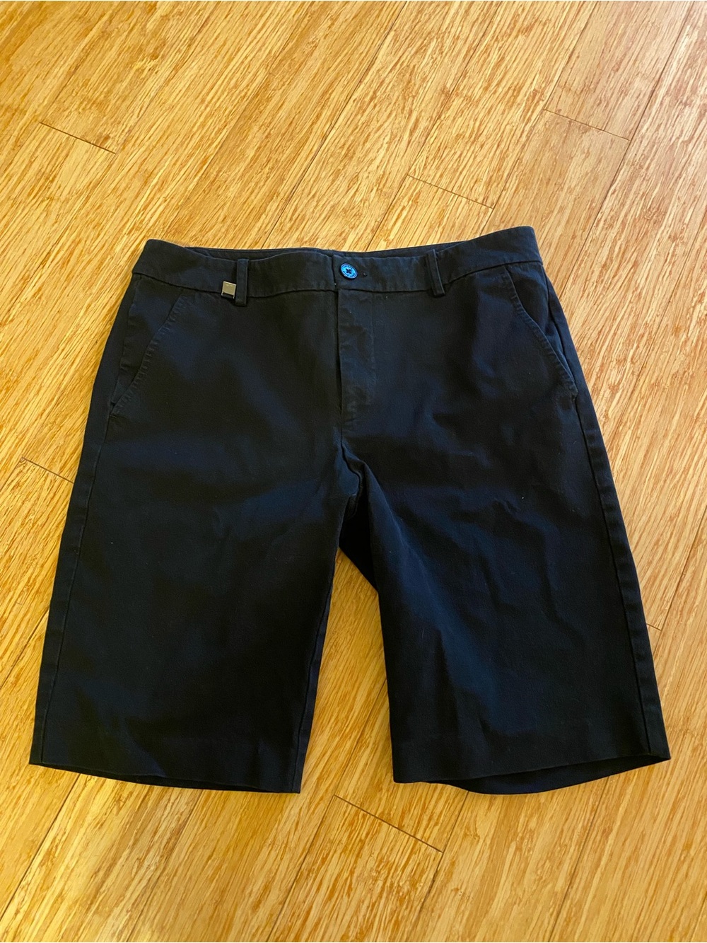 Ralph Lauren Women’s Black Flat-Front Shorts